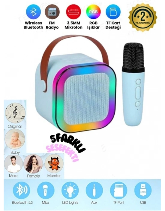 FP-K12 KARAOKE WİRELESS SPEAKER