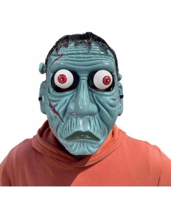 Frankenstein Temalı Sallanan Oynar Gözlü Maske