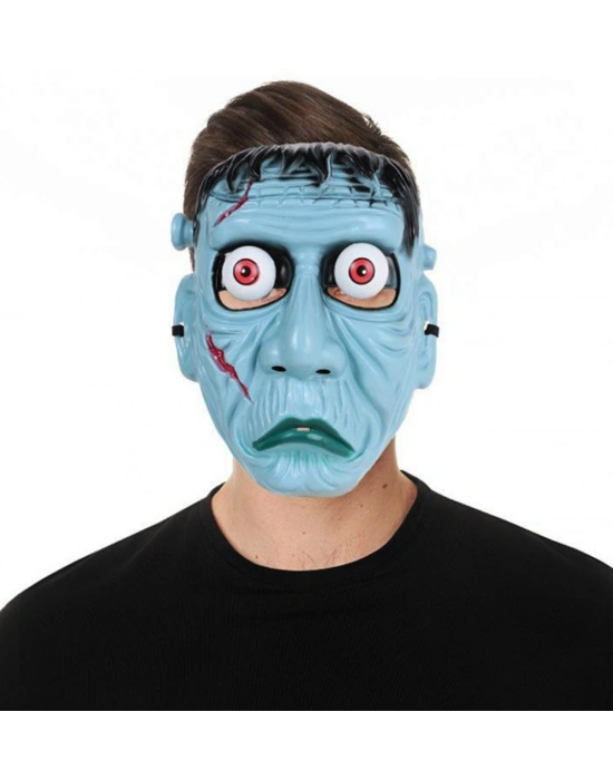 Frankenstein Temalı Sallanan Oynar Gözlü Maske