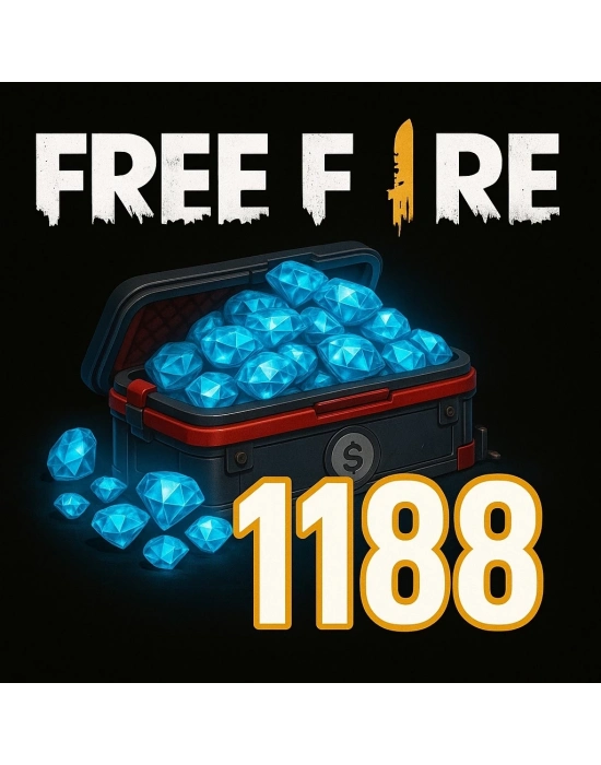 Free Fire 1188 Elmas Global
