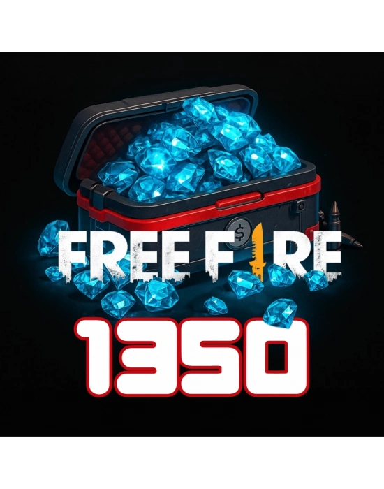 Free Fire 1350 Elmas