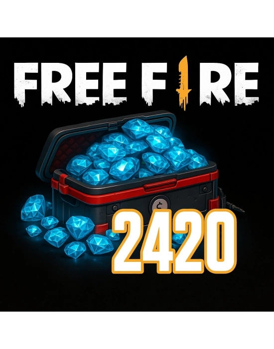 Free Fire 2420 Elmas Global