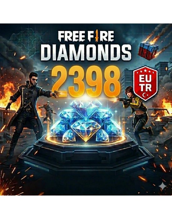Free Fire 2398 Diamonds EU TR