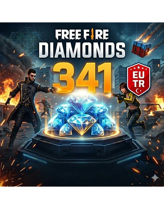 Free Fire 341 Diamonds EU TR