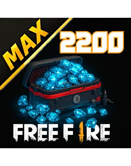 Free Fire MAX 2200 Elmas