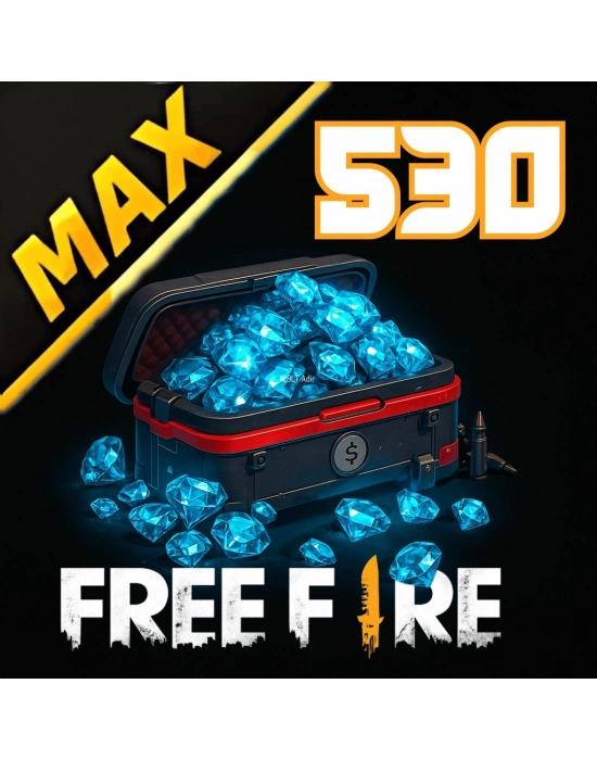 Free Fire MAX 530 Elmas
