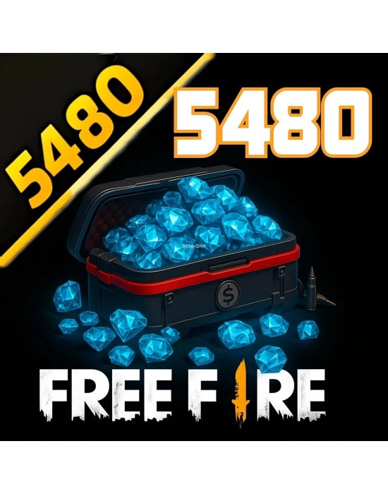 Free Fire MAX 5480 Elmas