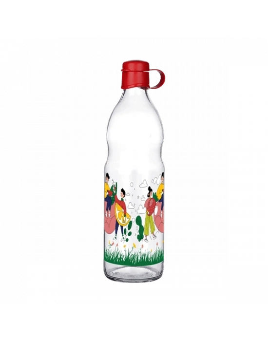 Frido Desenli Cam Suluk  1000 Ml