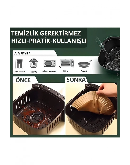 Fritöz Pişirme Kağıdı 50 Adet