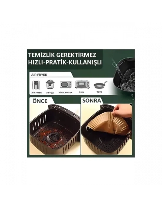 Fritöz Pişirme Kağıdı 50 Adet
