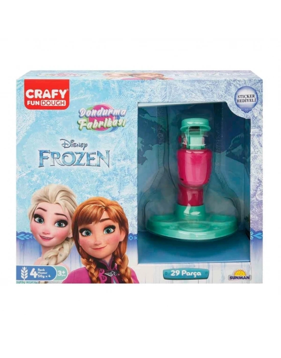 Frozen Dondurma Fabrikası Oyun Hamuru Seti 200 gr 29 Parça