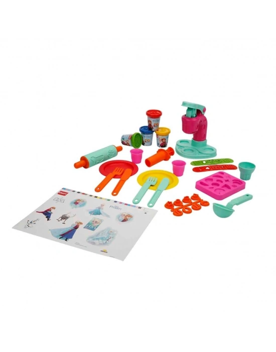 Frozen Dondurma Fabrikası Oyun Hamuru Seti 200 gr 29 Parça