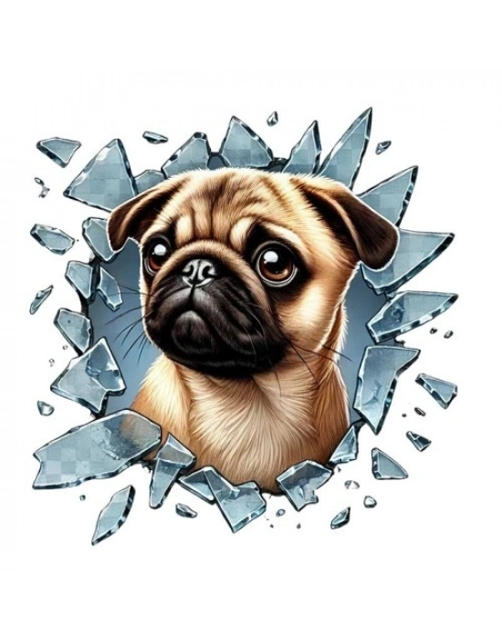 Fulcar French Bulldog Araç Stickerı
