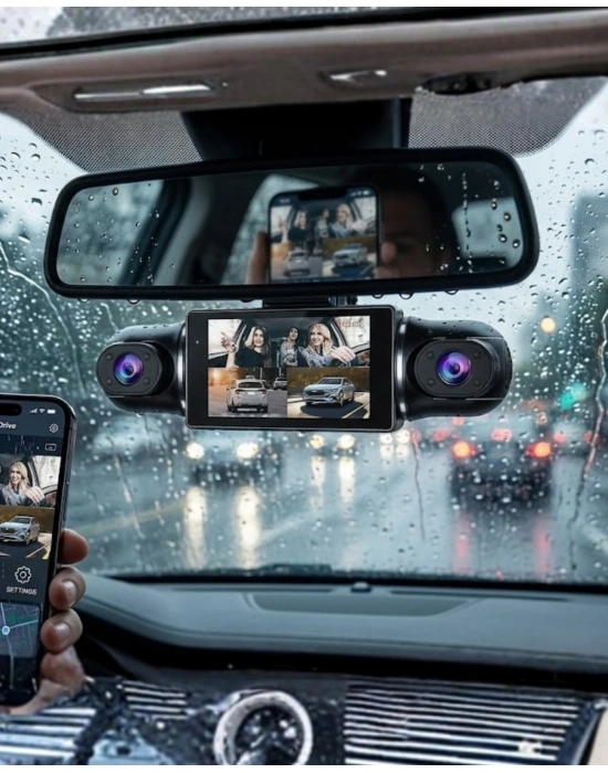 Full HD Araç Kamerası Gece Görüşlü G Sensörlü Akıllı Kayıt Sistemi