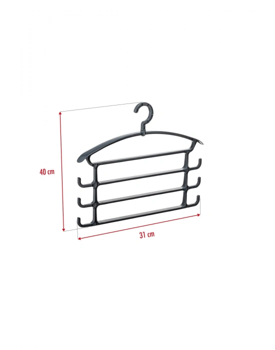 Füme Pantolon Askısı & Dolap Düzenleyici Askı