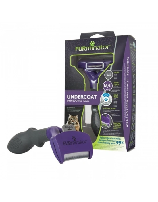 Furminator Uzun Tüylü Long Hair Kedi Tarağı 6,2cm [M/L]