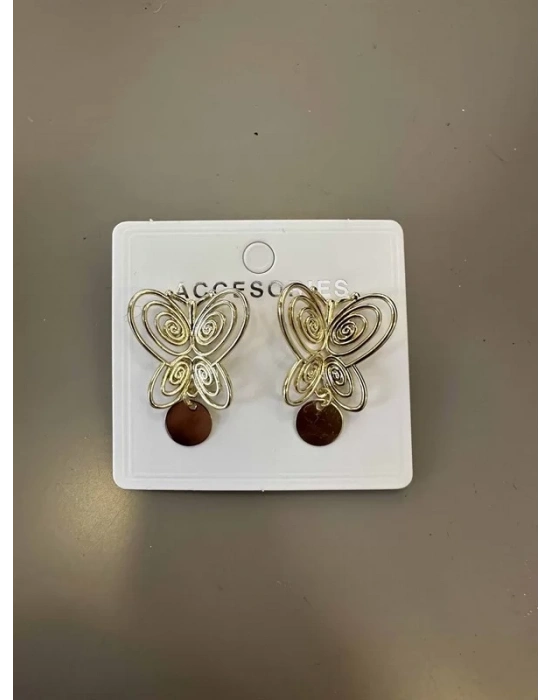 Füsün Küpe - Büyük - Altın