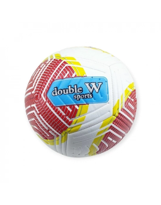 Futbol Topu Dikişli Kabartma Yüzey 420 gr No:5 - FB-680-KIRMIZI