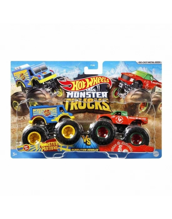 FYJ64 Monster Trucks Güçlü İkili 1:64 Arabalar