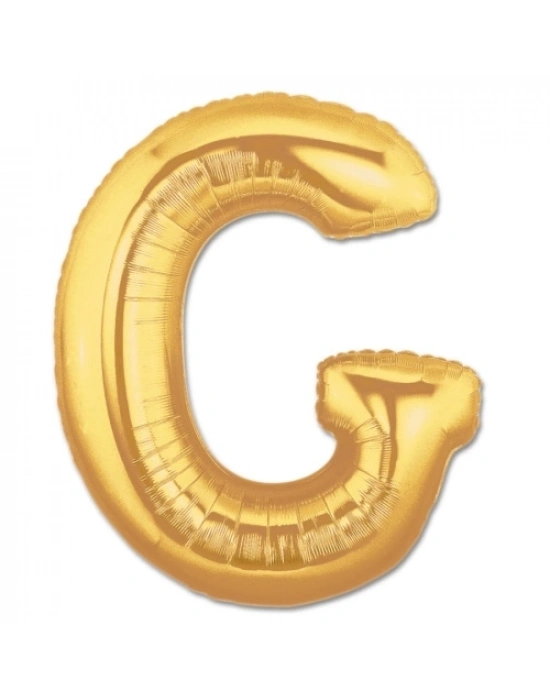 G Harf Folyo Balon Altın Renk  40 İnç