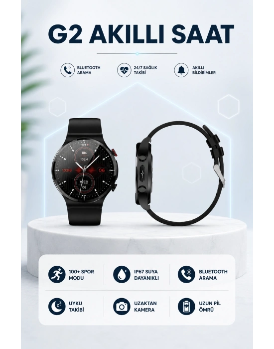 G42 AKILLI SAAT IOS ve ANDROİD CİHAZLARLA UYUMLU