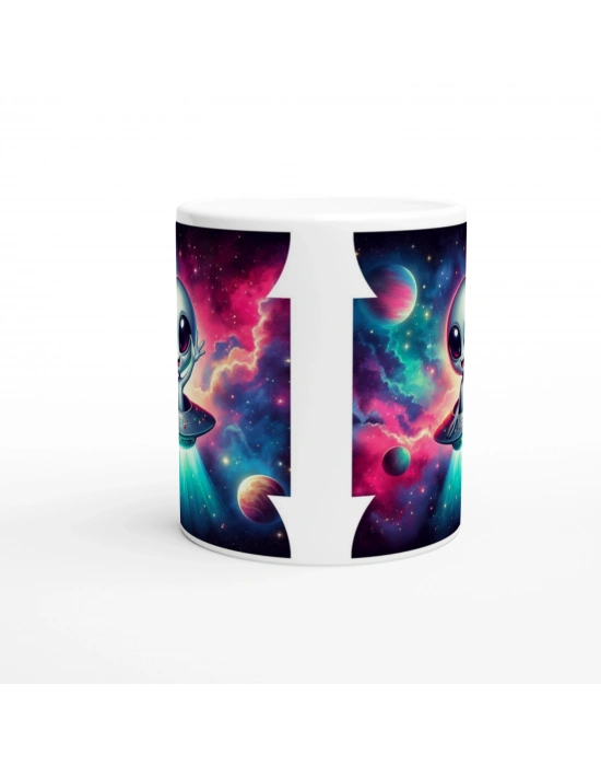 Galaktik Selam Temalı Çocuklara Özel Baskılı Kupa Bardak