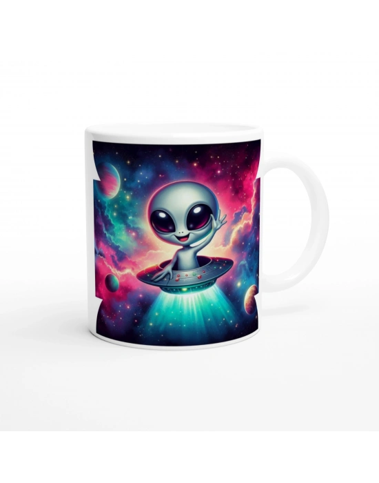 Galaktik Selam Temalı Çocuklara Özel Baskılı Kupa Bardak