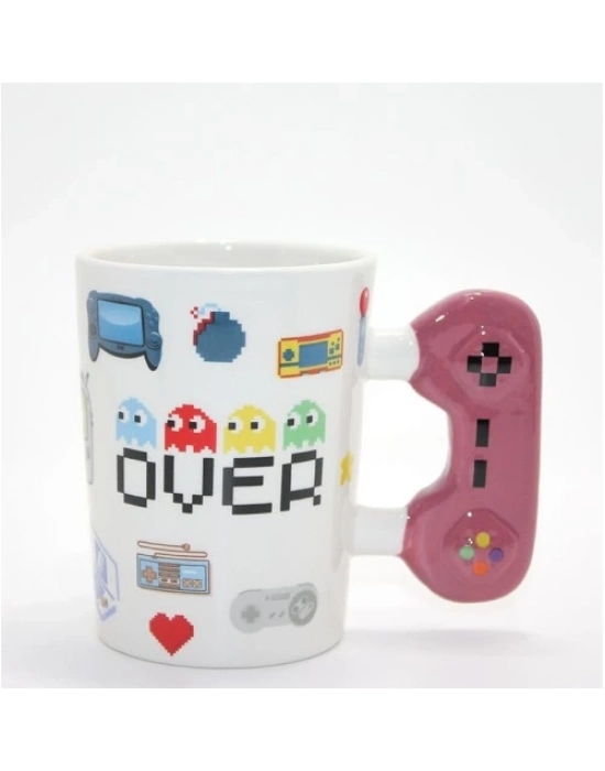 Game Over Porselen Kupa Bardak Model 2