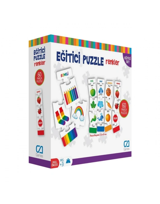 Games Eğitici Puzzle Renkler 60 Parça 5029