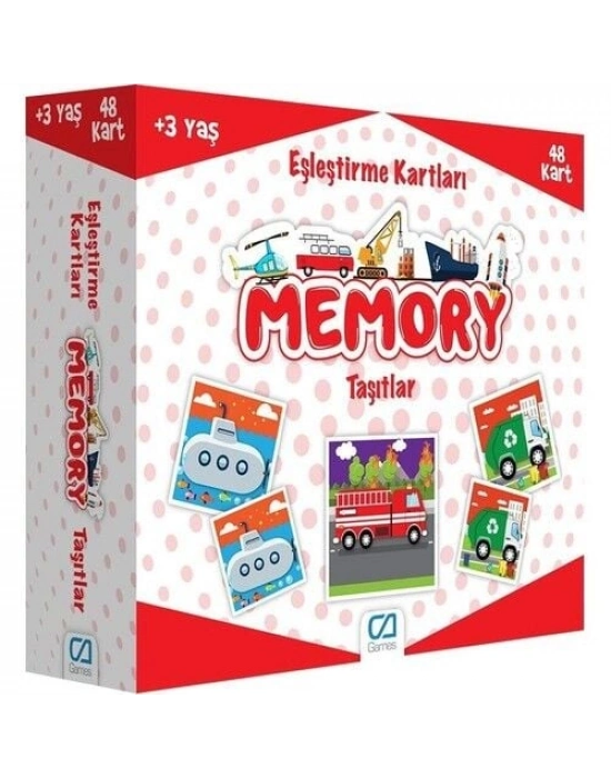 Games Eşleştirme Kartları Taşıtlar 48 Kart 5038