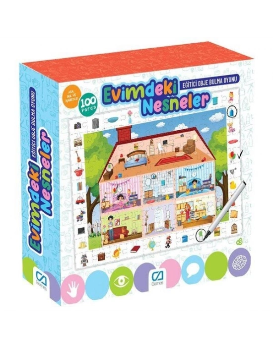 Games Evimdeki Nesneler 100 Parça 5150