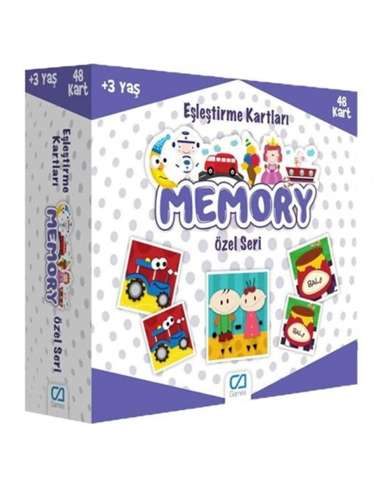 Games Memory Eşleştirme Kartları Özel Seri 48 Kart 5039