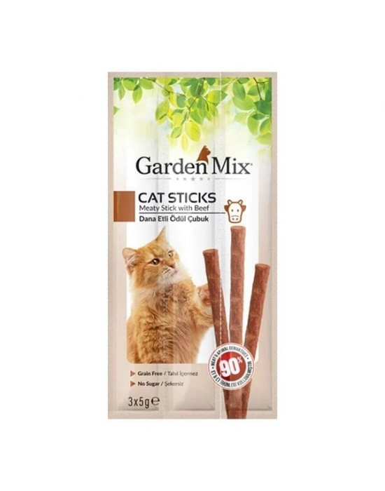 Garden Mix Dana Etli Kedi Stick Ödülü 1 Adet 3x5 Gr