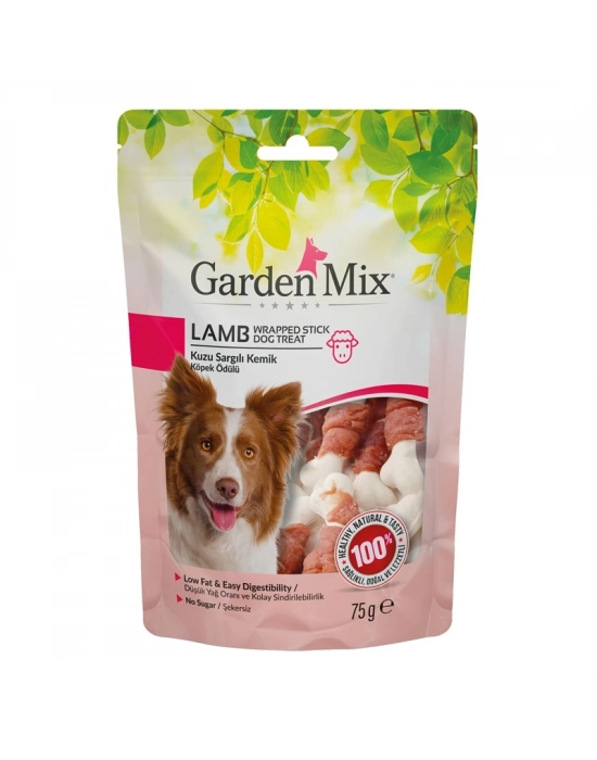 Garden Mıx Kuzu Sargılı Kemik Köpek Ödülü 75 Gr