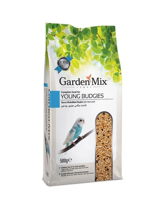 Garden Mix Platin Yavru Muhabbet Kuş Yemi 500 Gr