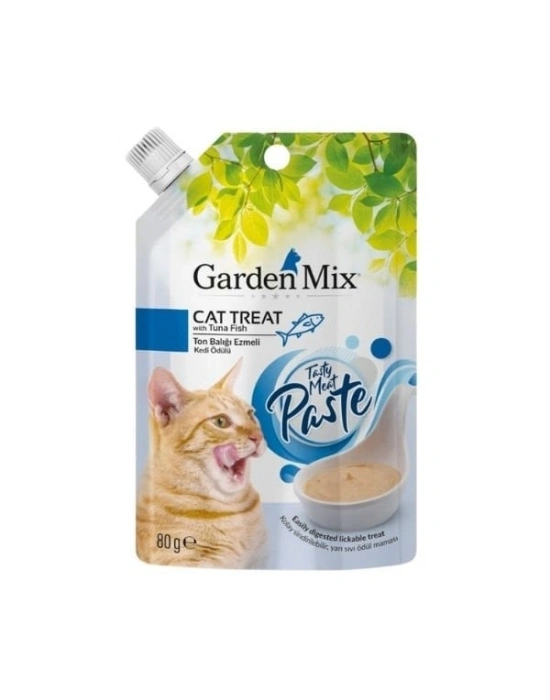 Garden Mix Ton Balık Ezme Sıvı Kedi Ödül Maması 1 Adet 80 Gr