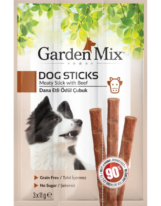 Gardenmix Dana Etli Köpek Stick Ödül 3*11g 20‘li
