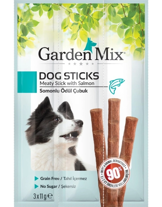 Gardenmix Somonlu Köpek Stick Ödül 3*11g 20‘li