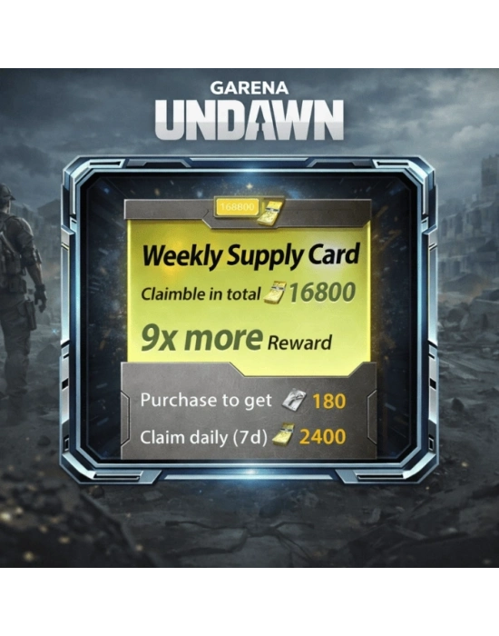 Garena Undawn Weekly Card