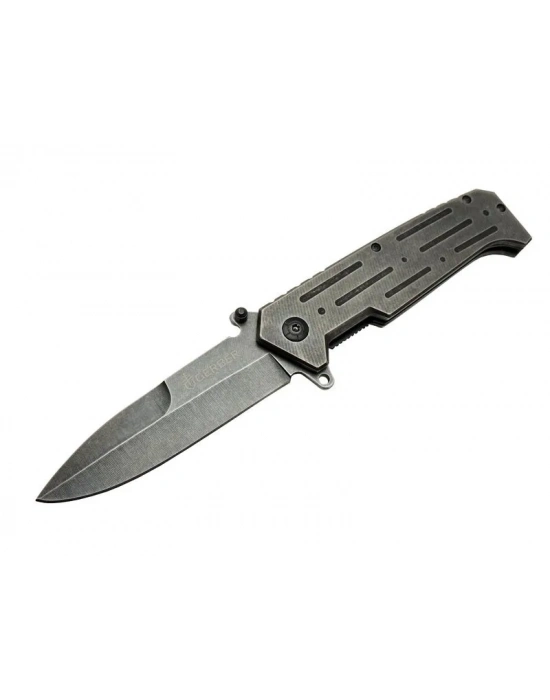 Gb B033a Eskitme Kamp Çakı 22 Cm - Metal Sap, Otomatik
