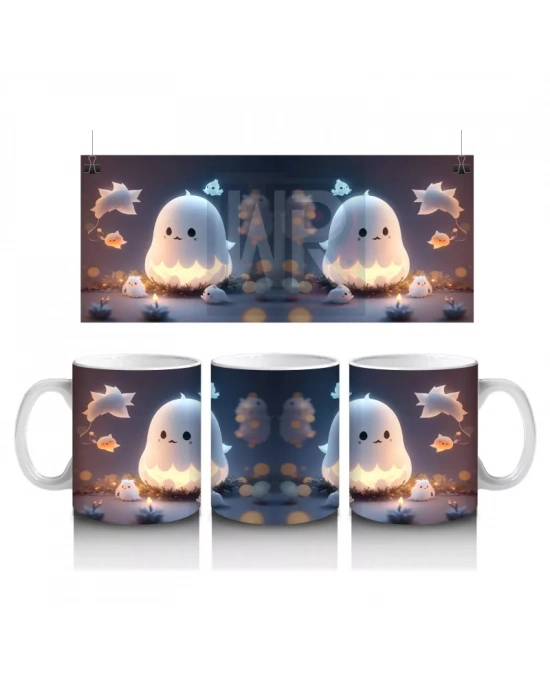 Gece Parıltısında Sevimli Hayaletler – Hediyelik Kahve Kupası