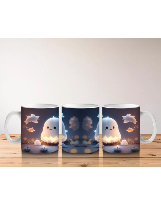 Gece Parıltısında Sevimli Hayaletler – Hediyelik Kahve Kupası