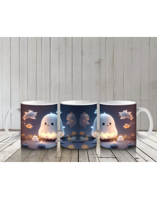 Gece Parıltısında Sevimli Hayaletler – Hediyelik Kahve Kupası