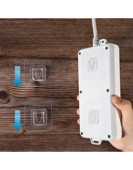 Geçmeli Klips Eşya Sabitleme Askısı 6lı Set