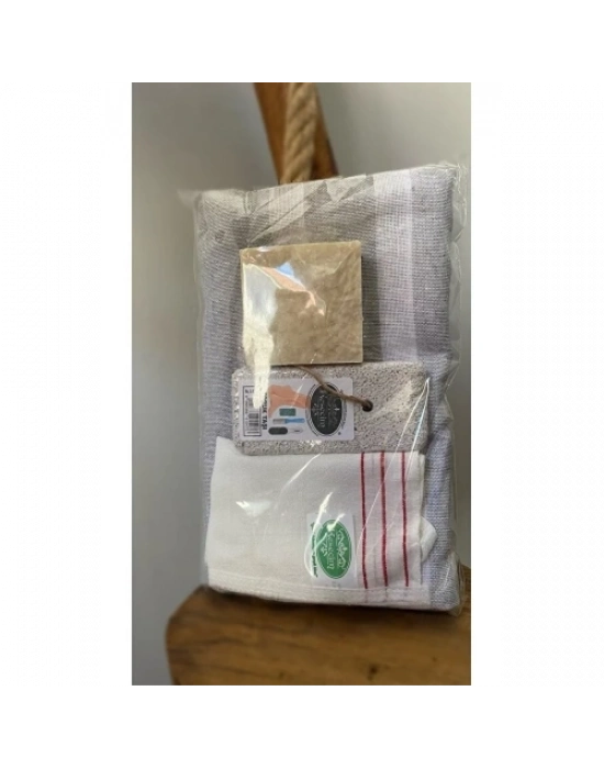 Gelin Damat Hamam Banyo 4Lü Set