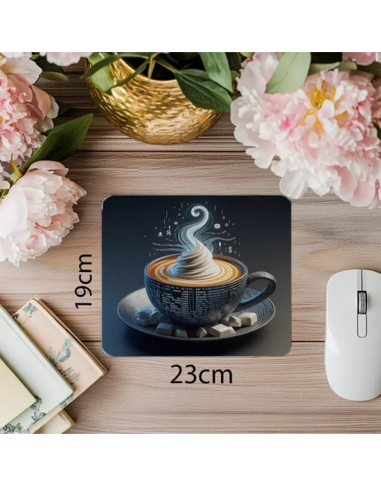 Geliştiriciler İçin Sanatsal Mouse Pad - 19x23 cm 2 mm Dikdörtgen İthal Baskılı Mouse Pad