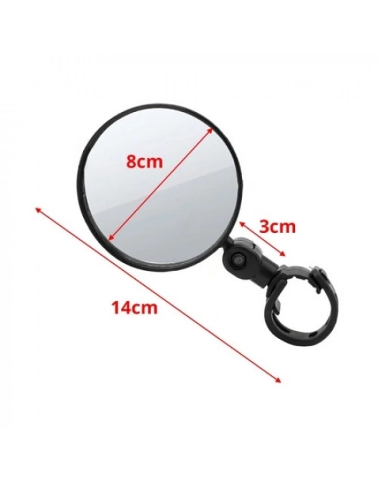 Geniş Açılı Bisiklet Scooter Aynası Dikiz Ayna