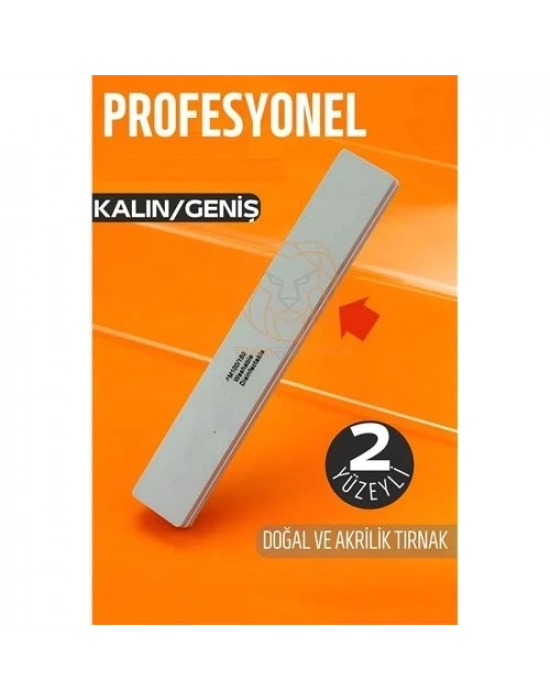 Geniş Kalın Tırnak Törpüsü 100/180 Grid Profesyonel