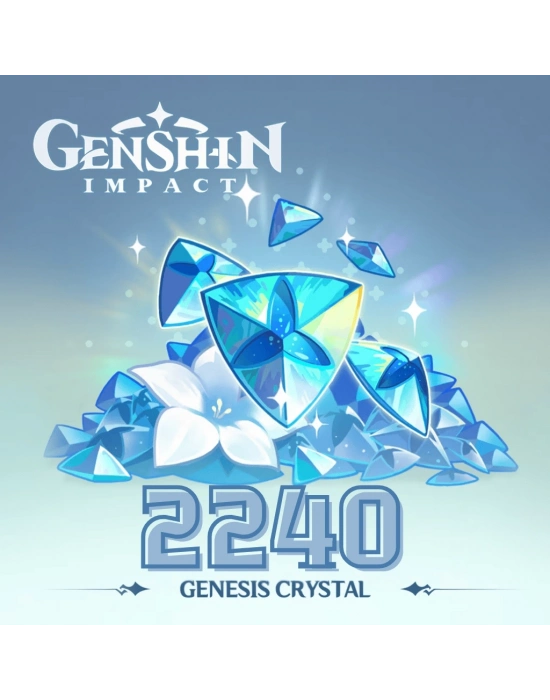 Genshin Impact 2240 Genesis Crystals