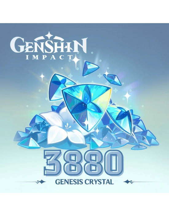 Genshin Impact 3880 Genesis Crystals